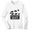 1-DAY RUSH NO MINIMUM Ladies Long Sleeve Crew Neck T-Shirt Thumbnail