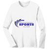 1-DAY RUSH NO MINIMUM Ladies Long Sleeve Crew Neck T-Shirt Thumbnail