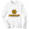 1-DAY RUSH NO MINIMUM Ladies Long Sleeve Crew Neck T-Shirt Thumbnail