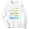 1-DAY RUSH NO MINIMUM Ladies Long Sleeve Crew Neck T-Shirt Thumbnail