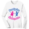 1-DAY RUSH NO MINIMUM Ladies Long Sleeve Crew Neck T-Shirt Thumbnail