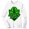 1-DAY RUSH NO MINIMUM Ladies Long Sleeve Crew Neck T-Shirt Thumbnail
