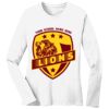 1-DAY RUSH NO MINIMUM Ladies Long Sleeve Crew Neck T-Shirt Thumbnail