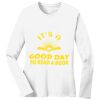 1-DAY RUSH NO MINIMUM Ladies Long Sleeve Crew Neck T-Shirt Thumbnail