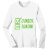 1-DAY RUSH NO MINIMUM Ladies Long Sleeve Crew Neck T-Shirt Thumbnail