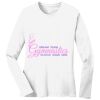 1-DAY RUSH NO MINIMUM Ladies Long Sleeve Crew Neck T-Shirt Thumbnail