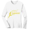 1-DAY RUSH NO MINIMUM Ladies Long Sleeve Crew Neck T-Shirt Thumbnail