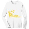 1-DAY RUSH NO MINIMUM Ladies Long Sleeve Crew Neck T-Shirt Thumbnail