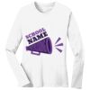 1-DAY RUSH NO MINIMUM Ladies Long Sleeve Crew Neck T-Shirt Thumbnail