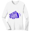 1-DAY RUSH NO MINIMUM Ladies Long Sleeve Crew Neck T-Shirt Thumbnail
