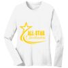 1-DAY RUSH NO MINIMUM Ladies Long Sleeve Crew Neck T-Shirt Thumbnail
