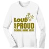 1-DAY RUSH NO MINIMUM Ladies Long Sleeve Crew Neck T-Shirt Thumbnail