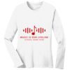 1-DAY RUSH NO MINIMUM Ladies Long Sleeve Crew Neck T-Shirt Thumbnail
