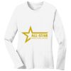 1-DAY RUSH NO MINIMUM Ladies Long Sleeve Crew Neck T-Shirt Thumbnail