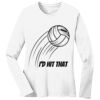 1-DAY RUSH NO MINIMUM Ladies Long Sleeve Crew Neck T-Shirt Thumbnail