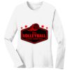 1-DAY RUSH NO MINIMUM Ladies Long Sleeve Crew Neck T-Shirt Thumbnail