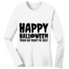 1-DAY RUSH NO MINIMUM Ladies Long Sleeve Crew Neck T-Shirt Thumbnail