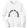 1-DAY RUSH NO MINIMUM Ladies Long Sleeve Crew Neck T-Shirt Thumbnail