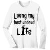 1-DAY RUSH NO MINIMUM Ladies Long Sleeve Crew Neck T-Shirt Thumbnail