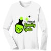 1-DAY RUSH NO MINIMUM Ladies Long Sleeve Crew Neck T-Shirt Thumbnail