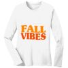 1-DAY RUSH NO MINIMUM Ladies Long Sleeve Crew Neck T-Shirt Thumbnail