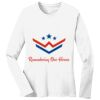 1-DAY RUSH NO MINIMUM Ladies Long Sleeve Crew Neck T-Shirt Thumbnail
