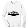 1-DAY RUSH NO MINIMUM Ladies Long Sleeve Crew Neck T-Shirt Thumbnail