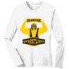 1-DAY RUSH NO MINIMUM Ladies Long Sleeve Crew Neck T-Shirt Thumbnail