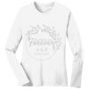 1-DAY RUSH NO MINIMUM Ladies Long Sleeve Crew Neck T-Shirt Thumbnail