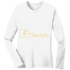 1-DAY RUSH NO MINIMUM Ladies Long Sleeve Crew Neck T-Shirt Thumbnail