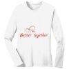 1-DAY RUSH NO MINIMUM Ladies Long Sleeve Crew Neck T-Shirt Thumbnail