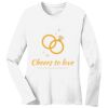 1-DAY RUSH NO MINIMUM Ladies Long Sleeve Crew Neck T-Shirt Thumbnail