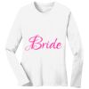 1-DAY RUSH NO MINIMUM Ladies Long Sleeve Crew Neck T-Shirt Thumbnail