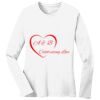 1-DAY RUSH NO MINIMUM Ladies Long Sleeve Crew Neck T-Shirt Thumbnail