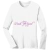 1-DAY RUSH NO MINIMUM Ladies Long Sleeve Crew Neck T-Shirt Thumbnail