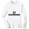 1-DAY RUSH NO MINIMUM Ladies Long Sleeve Crew Neck T-Shirt Thumbnail