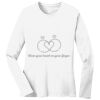 1-DAY RUSH NO MINIMUM Ladies Long Sleeve Crew Neck T-Shirt Thumbnail
