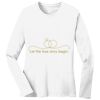 1-DAY RUSH NO MINIMUM Ladies Long Sleeve Crew Neck T-Shirt Thumbnail