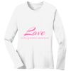 1-DAY RUSH NO MINIMUM Ladies Long Sleeve Crew Neck T-Shirt Thumbnail