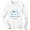 1-DAY RUSH NO MINIMUM Ladies Long Sleeve Crew Neck T-Shirt Thumbnail