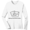 1-DAY RUSH NO MINIMUM Ladies Long Sleeve Crew Neck T-Shirt Thumbnail