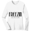 1-DAY RUSH NO MINIMUM Ladies Long Sleeve Crew Neck T-Shirt Thumbnail