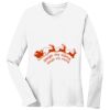 1-DAY RUSH NO MINIMUM Ladies Long Sleeve Crew Neck T-Shirt Thumbnail