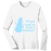 1-DAY RUSH NO MINIMUM Ladies Long Sleeve Crew Neck T-Shirt Thumbnail