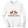 1-DAY RUSH NO MINIMUM Ladies Long Sleeve Crew Neck T-Shirt Thumbnail