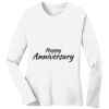 1-DAY RUSH NO MINIMUM Ladies Long Sleeve Crew Neck T-Shirt Thumbnail
