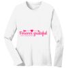 1-DAY RUSH NO MINIMUM Ladies Long Sleeve Crew Neck T-Shirt Thumbnail