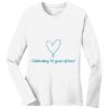 1-DAY RUSH NO MINIMUM Ladies Long Sleeve Crew Neck T-Shirt Thumbnail