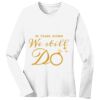 1-DAY RUSH NO MINIMUM Ladies Long Sleeve Crew Neck T-Shirt Thumbnail