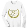 1-DAY RUSH NO MINIMUM Ladies Long Sleeve Crew Neck T-Shirt Thumbnail